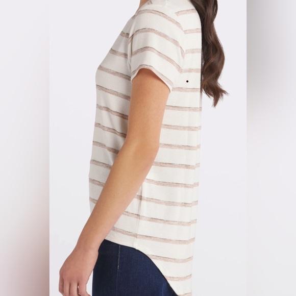 Market & Spruce Juan Hi Lo Knit Tee, M - Picture 2 of 5